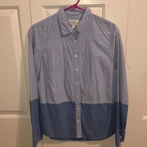 Blue J. Crew Boyfriend Button Down